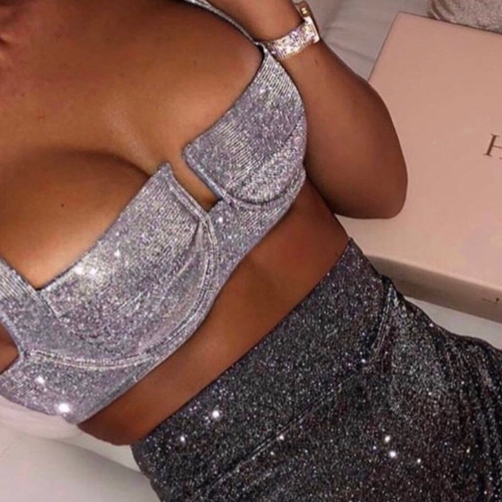 House of CB Vela Sparkly Bralette